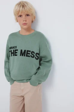 Springfield Kids Jersey "The mess" niño verde Hot