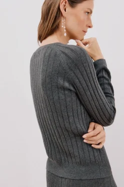 Cortefiel Jersey total look Gris Hot