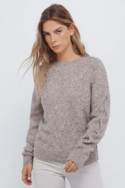 Springfield Jersey trenza uve gris Hot