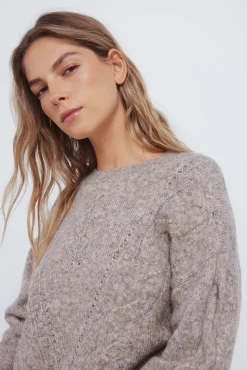 Springfield Jersey trenza uve gris Hot