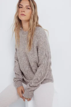 Springfield Jersey trenza uve gris Hot