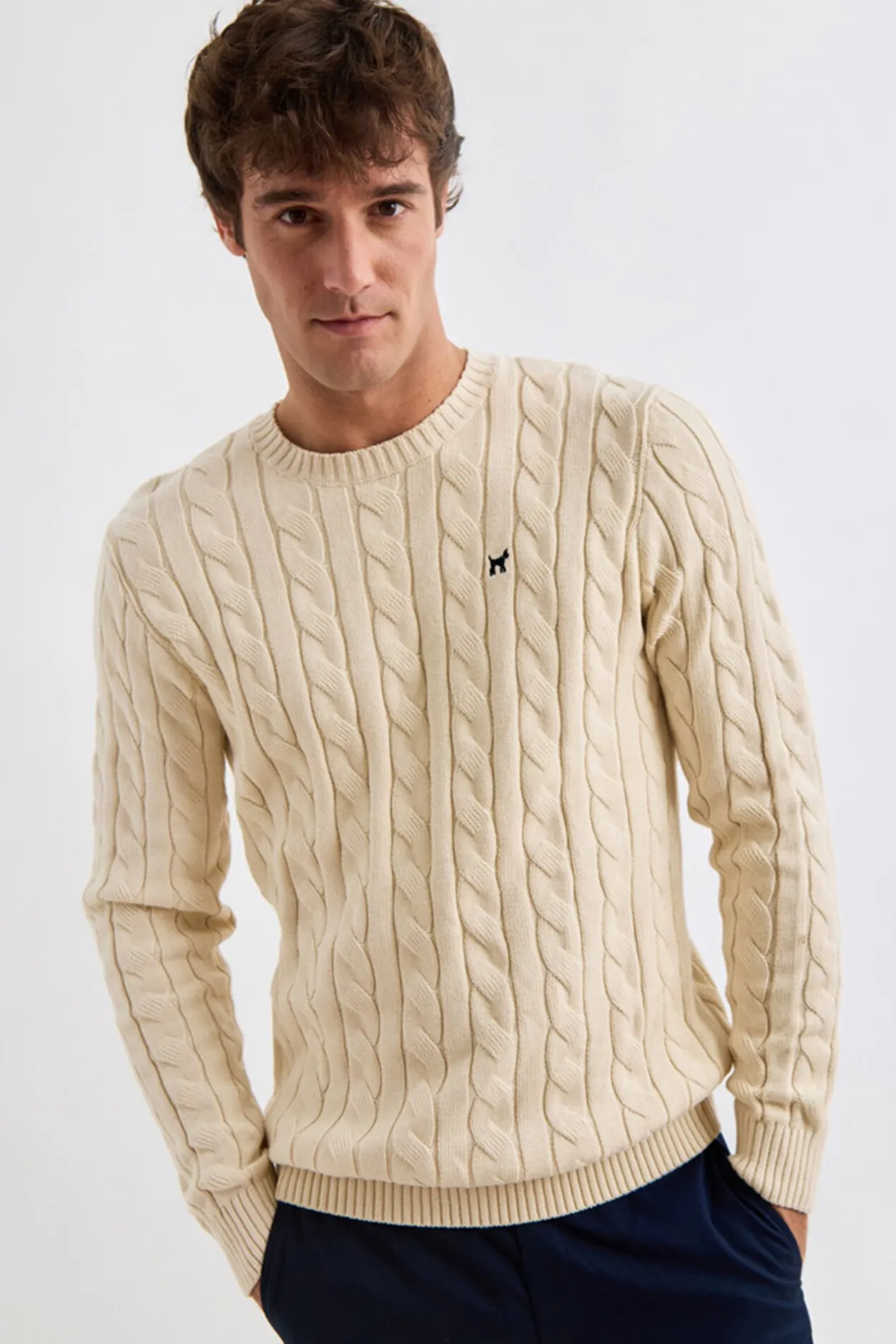 Williot Jersey Trenzado Beige Outlet
