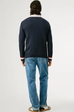 Pepe Jeans Jersey Union Jack Fit Regular azul Best