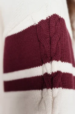 High Spirits Jersey Varsity blanco Hot