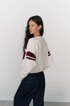 High Spirits Jersey Varsity blanco Hot