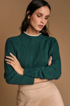 Polín Et Moi Jersey verde Iria Estampado verde Discount