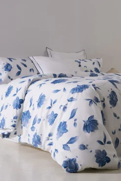 Bassols Juego de funda nórdica Lonely 180 cm Azul Outlet