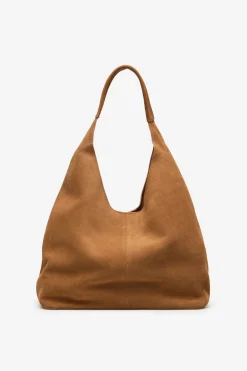 Cortefiel Leather weaved hobo Marr&oacute;n Best