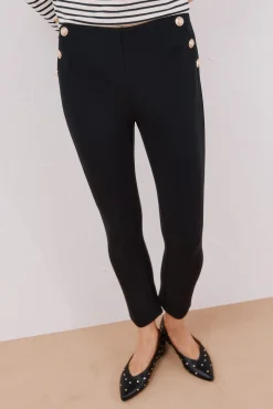Cortefiel Legging de mujer de punto Negro Best
