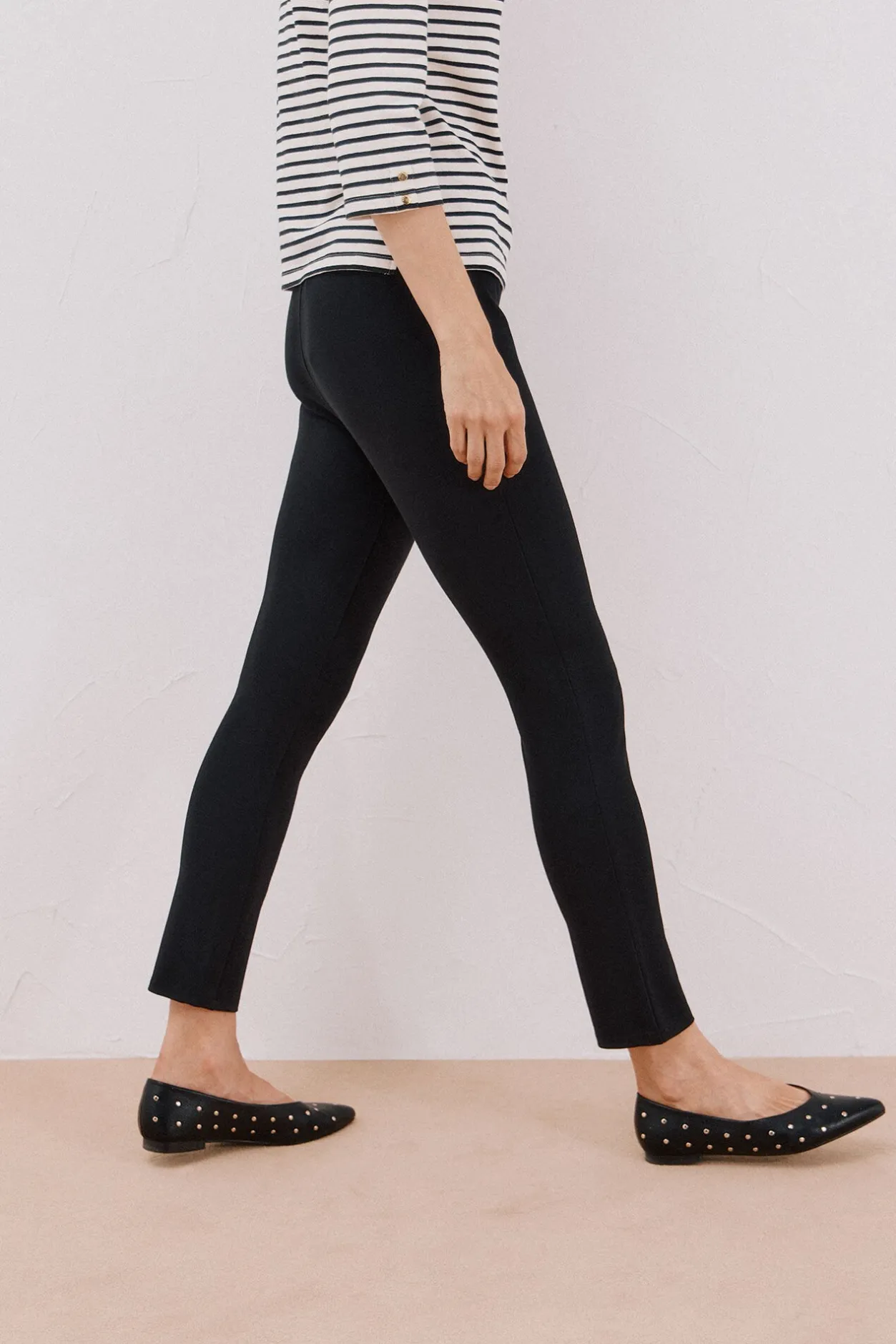 Cortefiel Legging de mujer de punto Negro Best
