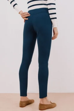 Cortefiel Legging de mujer de punto Azul marino Best
