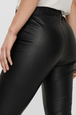 Vero Moda Legging de polipiel Negro Discount