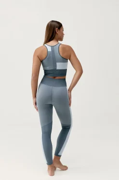 Born Living Yoga Legging deportivo Athena gris/blanco estampado