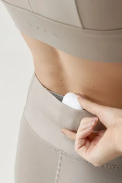 Born Living Yoga Legging deportivo Maan gris kaki Clearance