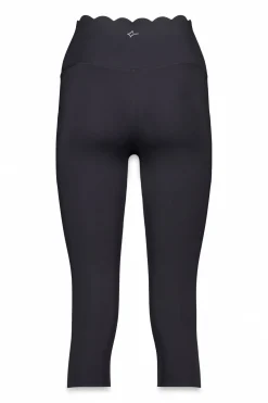 Dash and Stars Leggings COMPRESSIVE capri negro New