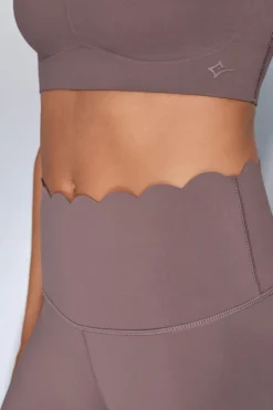 Dash and Stars Leggings COMPRESSIVE largo marrón nude Discount