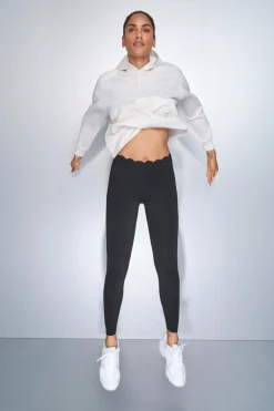 Dash and Stars Leggings COMPRESSIVE largo negro Outlet