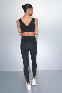 Dash and Stars Leggings COMPRESSIVE largo negro Outlet