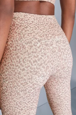 Dash and Stars Leggings 4D STRETCH animal print blanco beige Discount