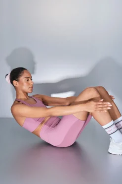 Dash and Stars Leggings 4D STRETCH ciclista rosa Discount