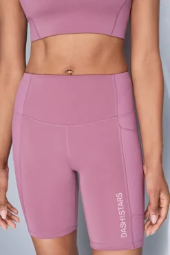 Dash and Stars Leggings 4D STRETCH ciclista rosa Discount