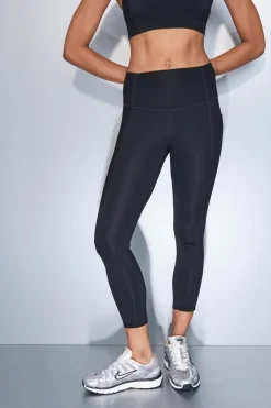 Dash and Stars Leggings 4D STRETCH crop negro Hot