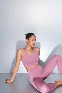 Dash and Stars Leggings 4D STRETCH crop rosa Best