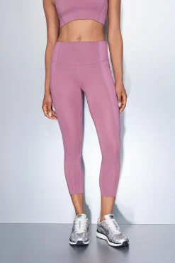 Dash and Stars Leggings 4D STRETCH crop rosa Best