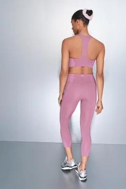 Dash and Stars Leggings 4D STRETCH crop rosa Best