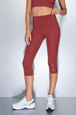 Dash and Stars Leggings 4D STRETCH pirata granate burdeos Sale