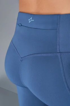 Dash and Stars Leggings 4D STRETCH tobillero azul New