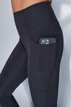 Dash and Stars Leggings 4D STRETCH tobillero negro Clearance