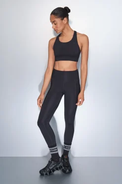 Dash and Stars Leggings 4D STRETCH tobillero negro Clearance