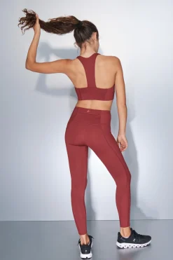 Dash and Stars Leggings 4D STRETCH tobillero granate burdeos Outlet