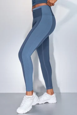 Dash and Stars Leggings largos SEAMLESS COMFORT azul