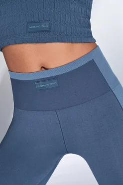 Dash and Stars Leggings largos SEAMLESS COMFORT azul