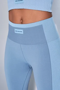 Dash and Stars Leggings largos SEAMLESS COMFORT azul Clearance