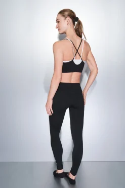 Dash and Stars Leggings tobillero SEAMLESS COMFORT negro Discount