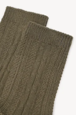 Hoss Intropia Leire. Calcetines ochos Kaki