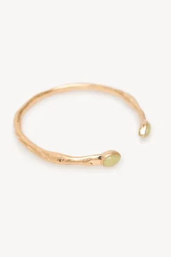 Hoss Intropia Leslie. Brazalete piedra bañado en oro Verde Discount