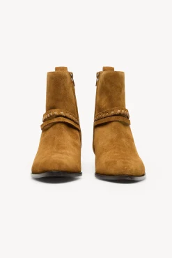 Hoss Intropia Liz. Botín serraje Beige Outlet