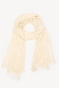 Hoss Intropia Lucila. Bufanda calada Marfil New