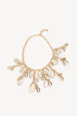 Hoss Intropia Lucy. Collar eslabones bañado en oro Dorado Hot