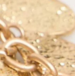 Hoss Intropia Lucy. Collar eslabones bañado en oro Dorado Hot