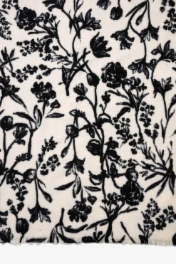Vilanova Manta Bufanda Floral Beige