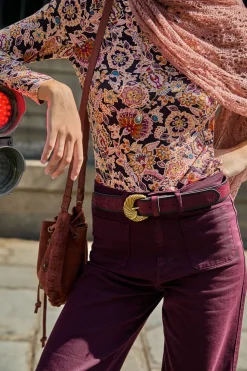 Hoss Intropia Mara. Camiseta estampada Estampado Marron Online