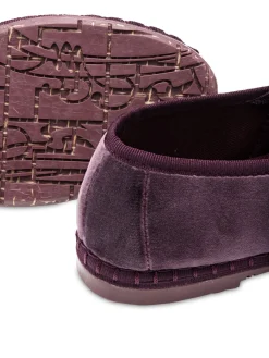 Flabelus Mary Jane de terciopelo Morado Discount