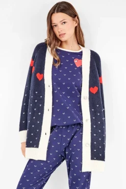 Gisela Maxi rebeca tricot blanco Clearance