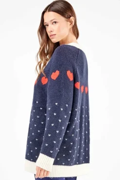 Gisela Maxi rebeca tricot blanco Clearance