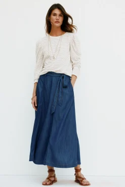 Hoss Intropia Milena. Camiseta a rayas Beige Best